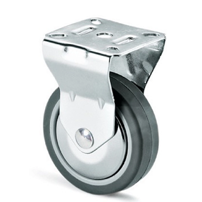 Vendita online Ruote AVO supporto in acciaio stampato ruote in gomma sintetica grigia art.220C